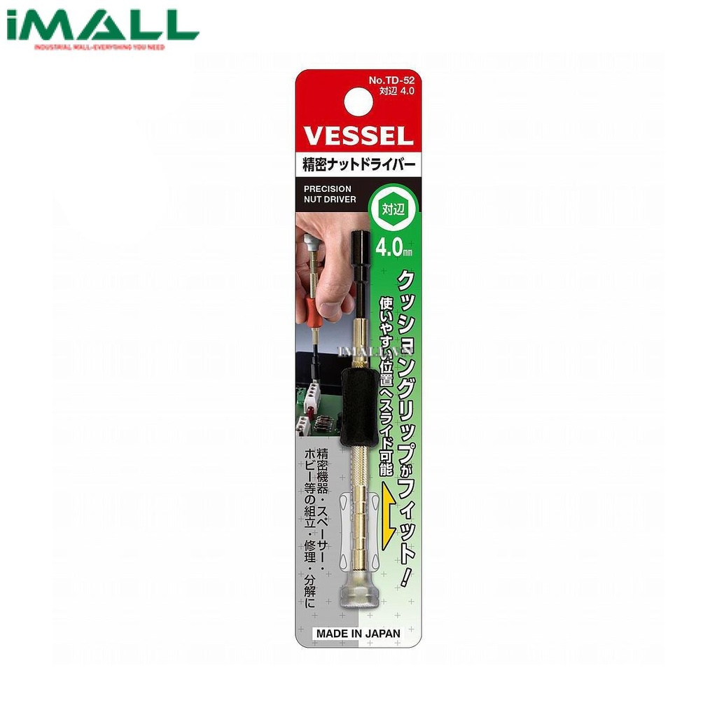 Tô vít đầu lục giác Vessel TD-52 (A/F 4.0x25mm)