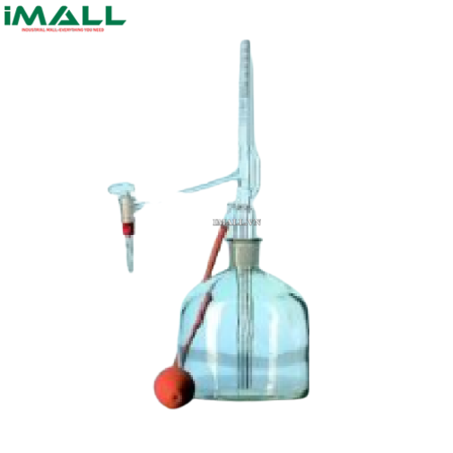 Buret tự động khóa TT25mm, chai 2L, Quả bóp Duran 243183356