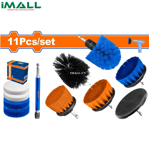 Bộ 11 bàn chải cọ rửa làm sạch Wadfow WND5403