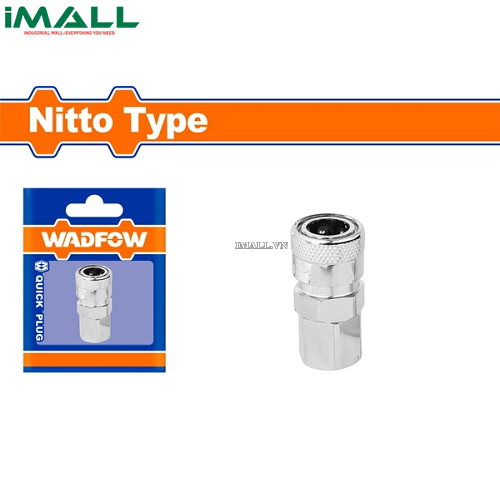 Đầu nối hơi nhanh 1/4" Wadfow WQP0973