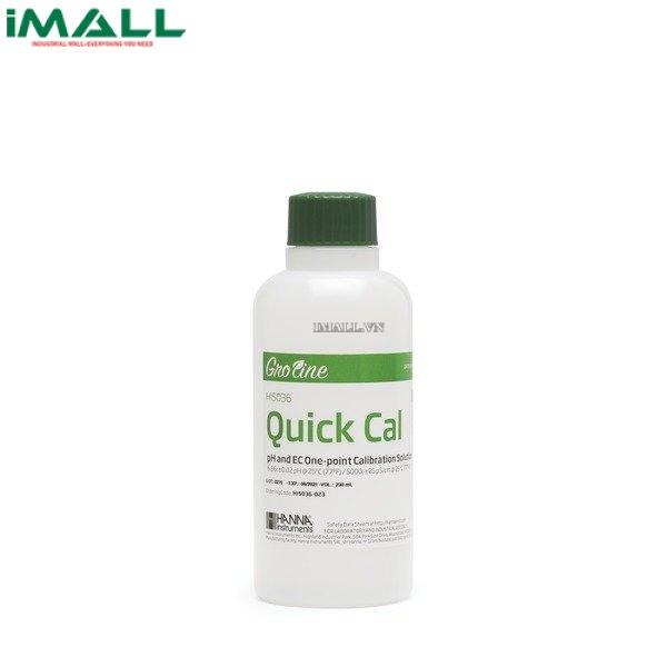 Dung Dịch Hiệu Chuẩn Nhanh 1 Điểm Cho Cả 3 Thông Số pH/EC/TDS HANNA HI5036-023 (230mL)