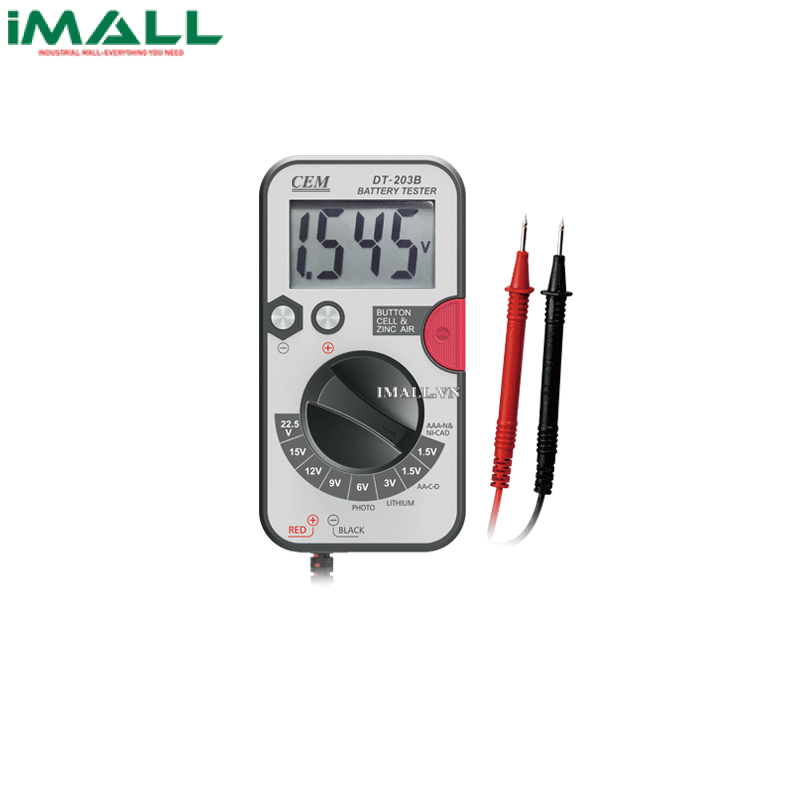 Máy kiểm tra Pin CEM DT-203B (22.5V, 10mA)