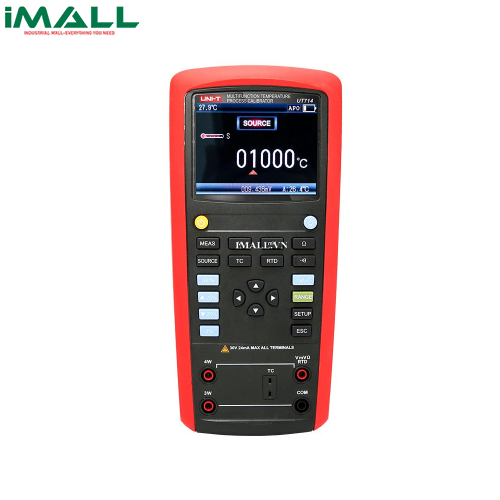Máy hiệu chuẩn nhiệt độ quá trình đa năng UNI-T UT714 (R,S,K,E,J,T,N,B,L,U)