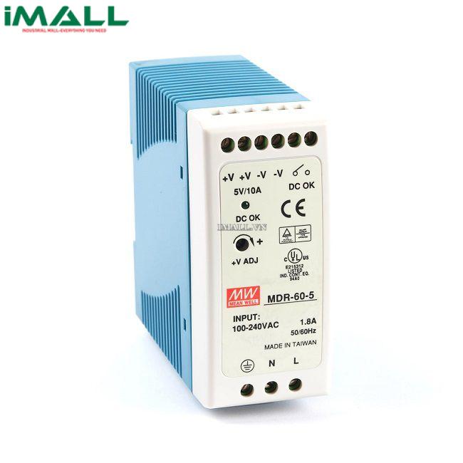 Bộ nguồn Meanwell MDR-60-5 (60W 5V 10A)
