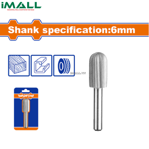 Mũi mài hợp kim 6x13mm (trụ tròn) Wadfow WYE1K01