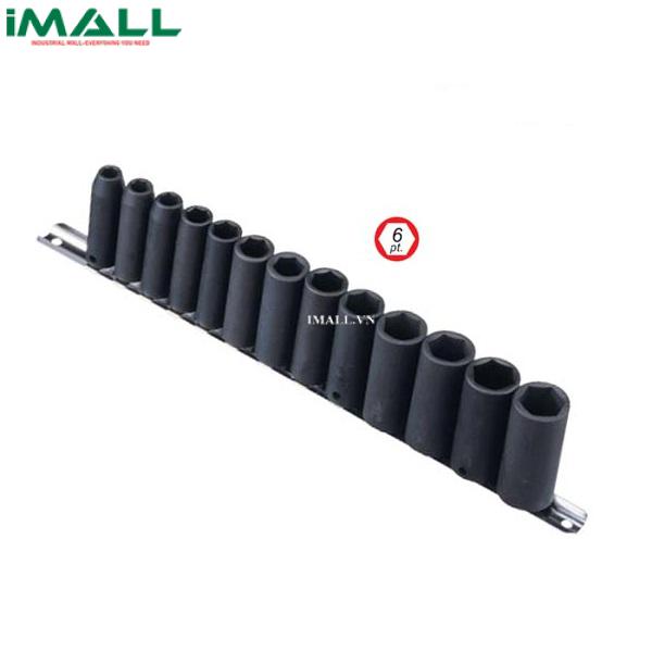 Bộ Khẩu Loại Dài Dùng Cho Súng 3/8" GENIUS TF-313SD (13 Chiếc 5/16"~7/8")