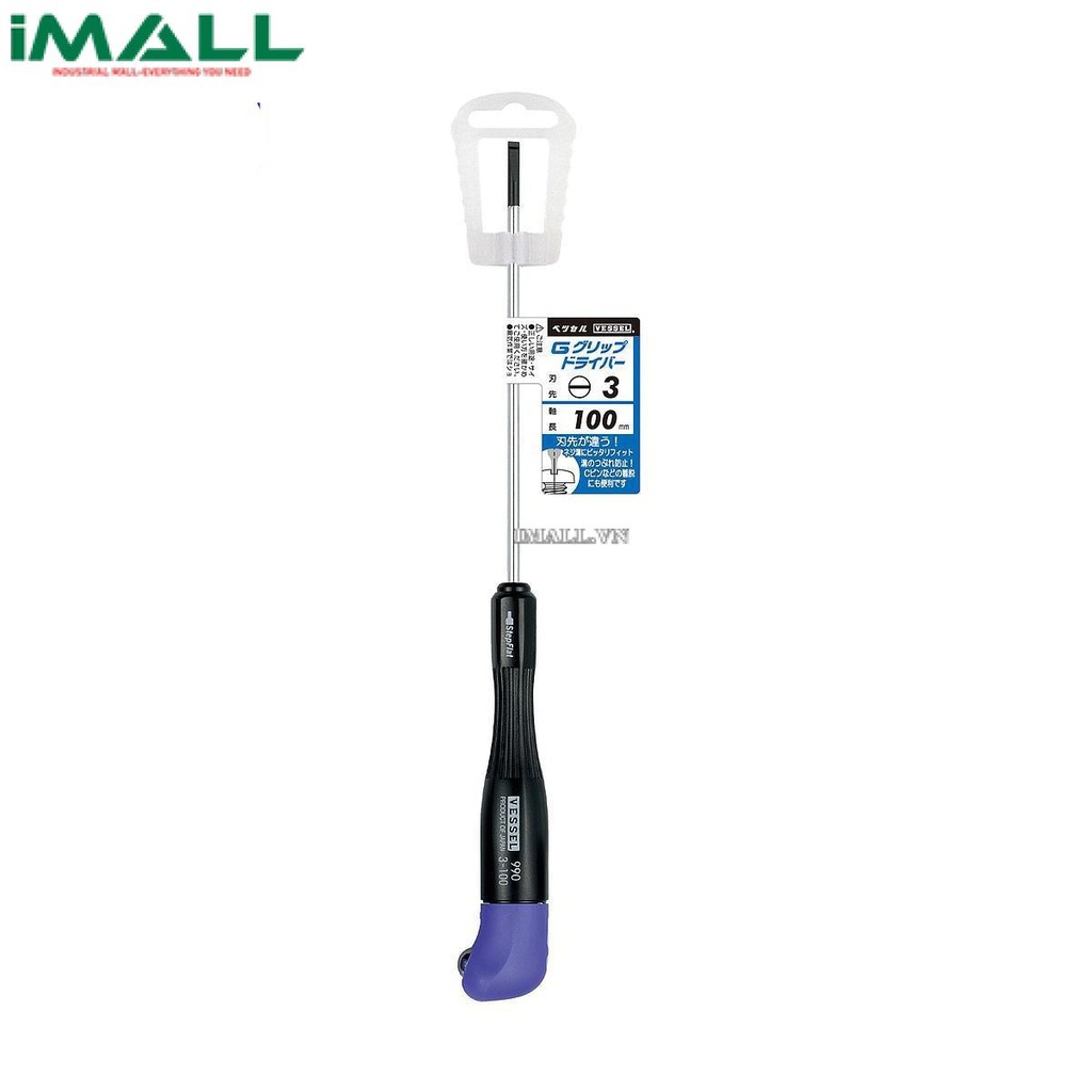 Tô vít 2 cạnh Vessel 990 (3x100mm)