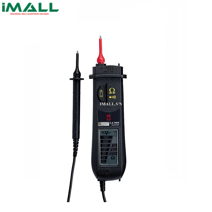 Thiết bị kiểm tra điện áp Chauvin Arnoux C.A 745 N (P01191743Z, 12V ~ 690VAC)