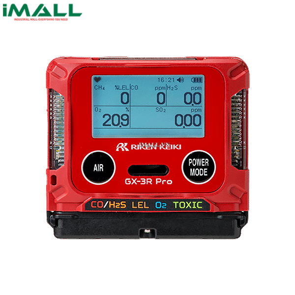 Máy đo khí cầm tay Riken Keiki GX-3R Pro (LEL/O2/CO/H2S/TOXIC, Bluetooth)