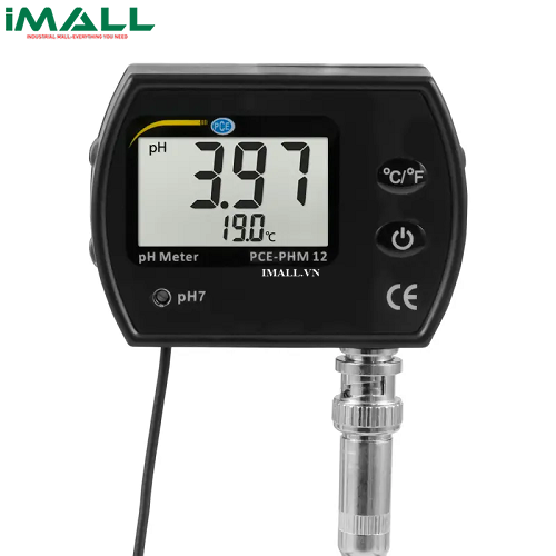 Máy đo pH (0,00~14,00 pH; 0~55 °C; kèm Certificate ISO) PCE PHM 12-ICA