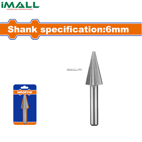 Mũi mài hợp kim 6x13mm(chóp nhọn) Wadfow WYE1K07
