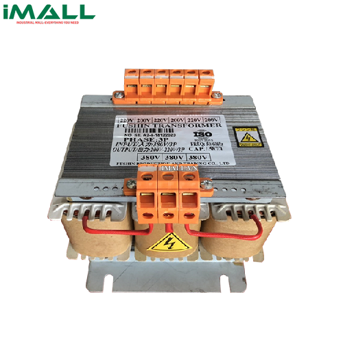 Biến áp tự ngẫu 3P 380V/220V-200V 3KVA-Dây Đồng Fushin BTA1-3P-3K(38/22)