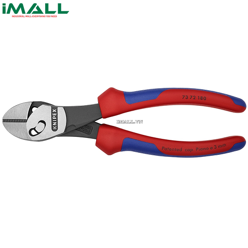 Kìm Cắt TwinForce Lưỡi Tôi 64 HRC Cắt Thép Lò Xo 3.0mm Knipex 73 72 180