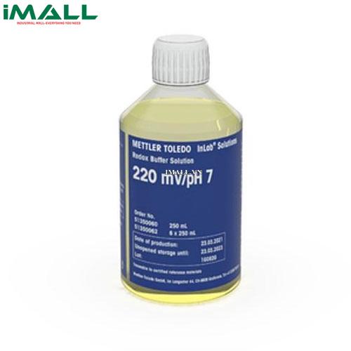 Dung dịch chuẩn Redox (ORP 220 mV, pH 7) METTLER TOLEDO 51350062 (Chai 250 mL x 6)