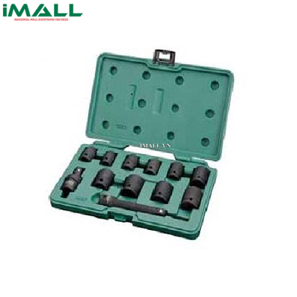 Bộ đầu tuýp đen 12 chi tiết 1/2"(10~24mm) SATA 09009