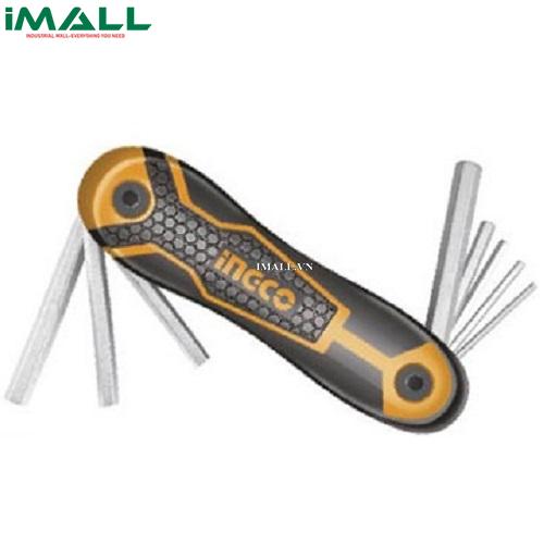 Bộ lục giác xếp 8 cây (2-8mm) INGCO HHK14081