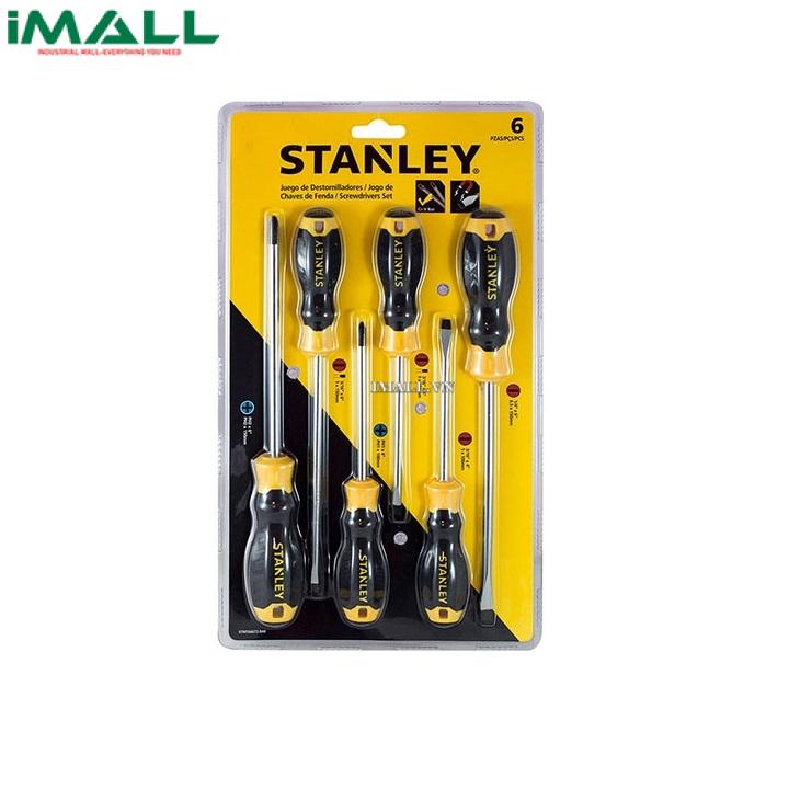 Bộ tuốc nơ vít dẹp và bake 6 cây Stanley STMT66672