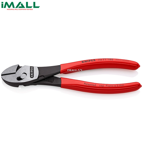 Kìm Cắt TwinForce Lưỡi Tôi 64 HRC Cắt Thép Lò Xo 3.0mm Knipex 73 71 180