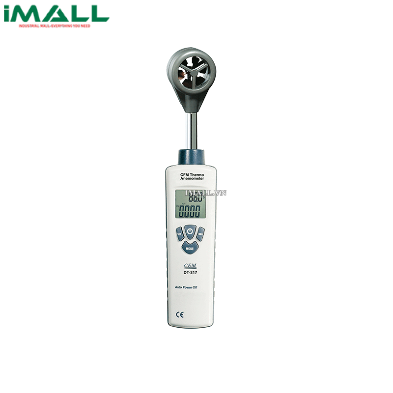 Máy đo lưu lượng, tốc độ gió, nhiệt độ CEM DT-318B (1~30m/s, -10~60ºC, CFM: 0-999900)