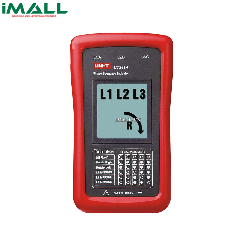 UNI-T UT261A Phase Sequence and Motor Rotation Indicator