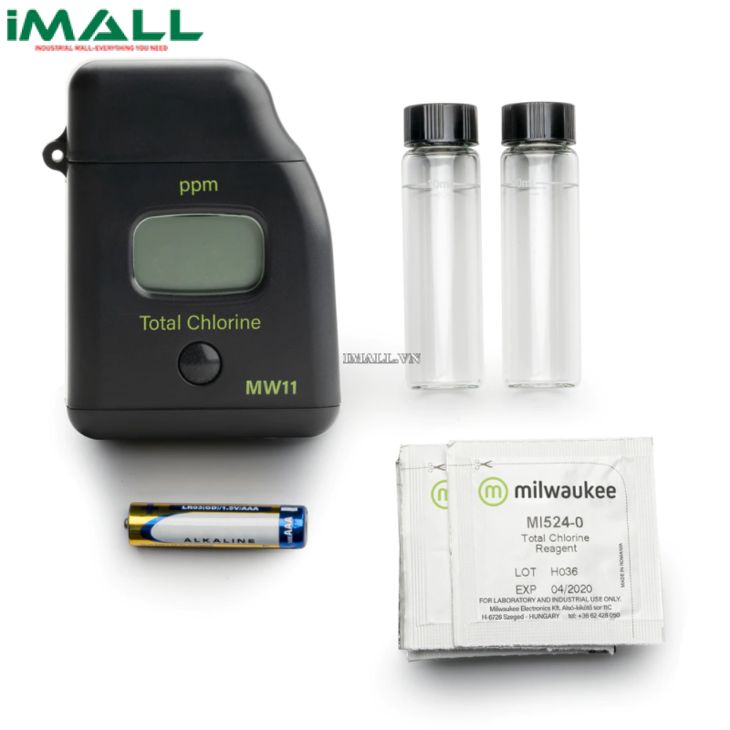 Máy đo Chlorine tổng Milwaukee MW11 (0.00-3.50mg/l)