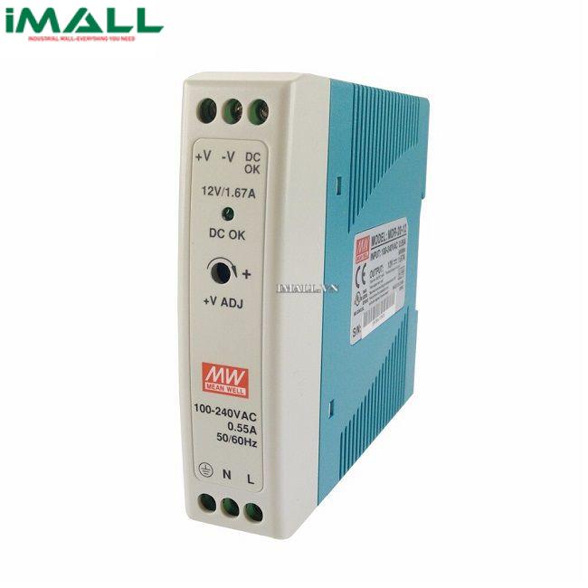 Bộ nguồn Meanwell MDR-20-12 (20W 12V 1.67A)