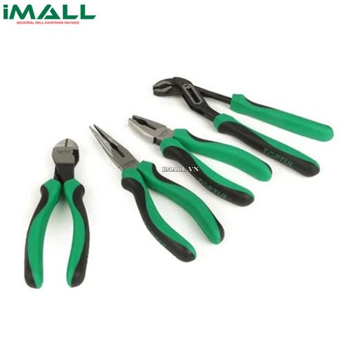 Bộ kìm 4 món Toptul GAAE0402 (Kìm cắt-nhọn-tổ hợp-mỏ quạ)
