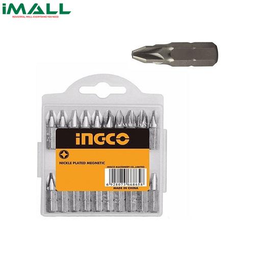 Bộ mũi vít bake (PZ2x25mm) 20 mũi INGCO SDB11PZ213