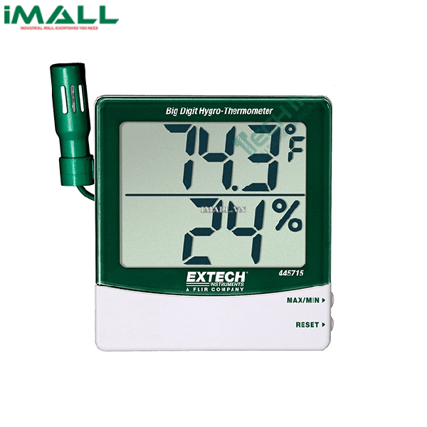 Nhiệt ẩm kế đo nhiệt độ, độ ẩm EXTECH 445715