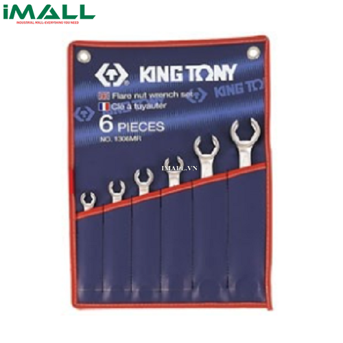 Bộ hai đầu miệng 6 cái Kingtony 1306MR (8-22mm)