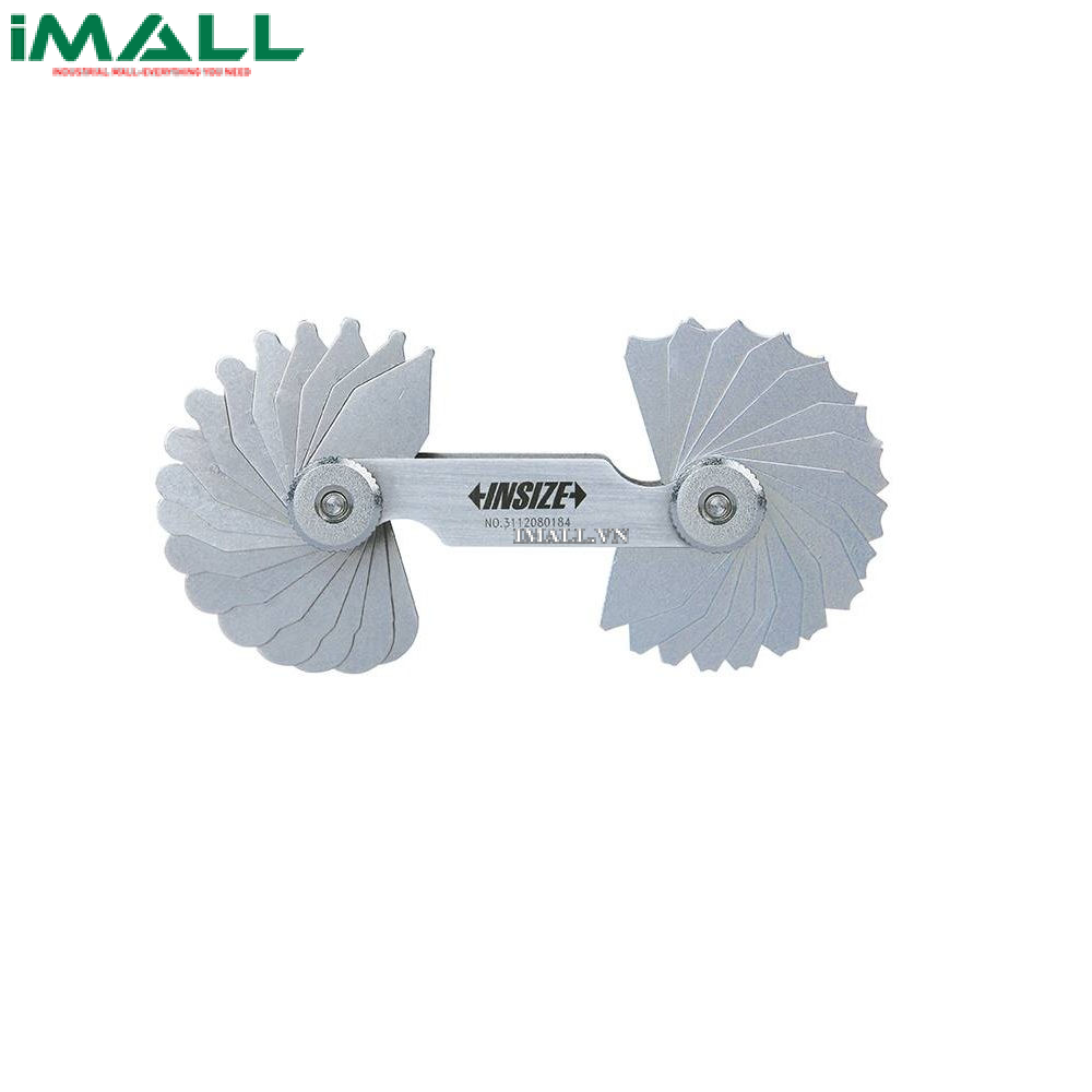 Dưỡng đo bán kính INSIZE 4801-17 (17 lá, 1-7mm)
