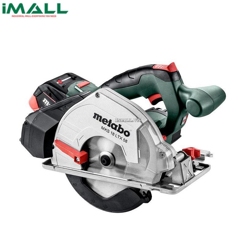 Máy cưa đĩa cắt kim loại không dây METABO MKS 18 LTX 58 (31 m/s / 102 ft/min) (600771700)