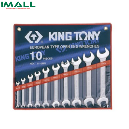 Bộ hai đầu miệng 10 cái hệ mét Kingtony 1110MR (6-28mm)