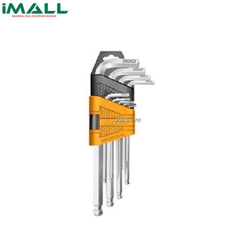 Bộ lục giác bi 9 chi tiết (1.5~10mm) INGCO HHK12091