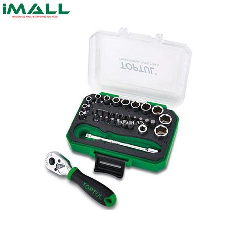 Bộ dụng cụ cần xiết đầu tuýt lục giác 1/4" 36pcs TOPTUL GABW3301