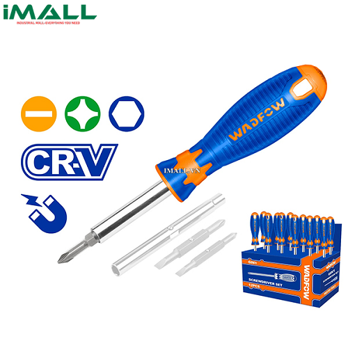 Bộ Tua vít dẹp, bake, lục giác 6 trong 1 Wadfow WSS5506