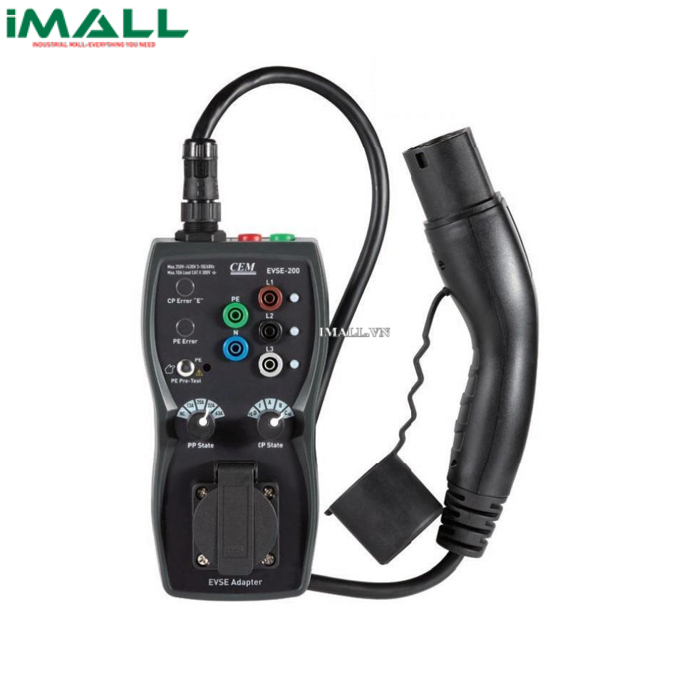 Thiết bị kiểm tra ổ cắm trạm sạc xe điện CEM EVSE-200