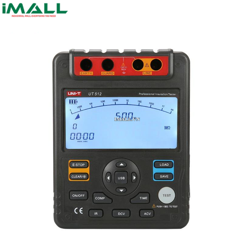 UNI-T UT513A Insulation Resistance Tester (500V~5000V, 1TGΩ)
