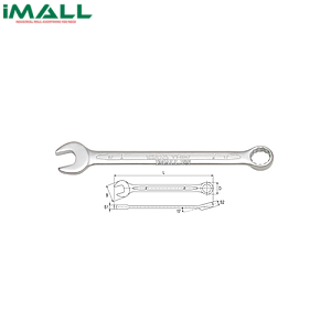 Cờ lê vòng miệng hệ inch Yato YT-4877 (11/16")
