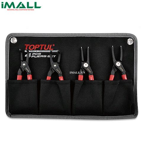 Bộ kìm mở phe 4 món Toptul GPAQ0402 (7")