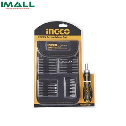Bộ mũi vít 26 chi tiết INGCO HKSDB0268