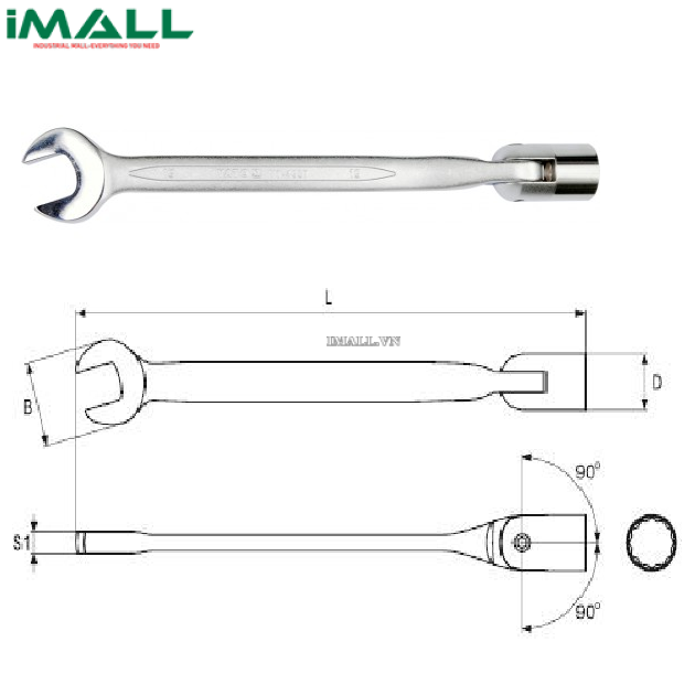 Cờ lê miệng điếu Yato YT-4954 (13mm)