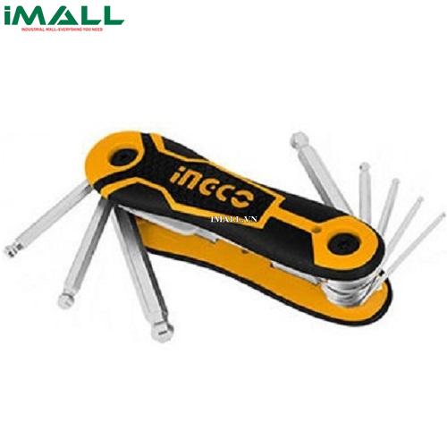 Bộ lục giác xếp 8 chi tiết (2-8mm) INGCO HHK14082