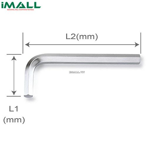 Lục giác chữ L (ngắn) 4.5mm TOPTUL AGAS4E08