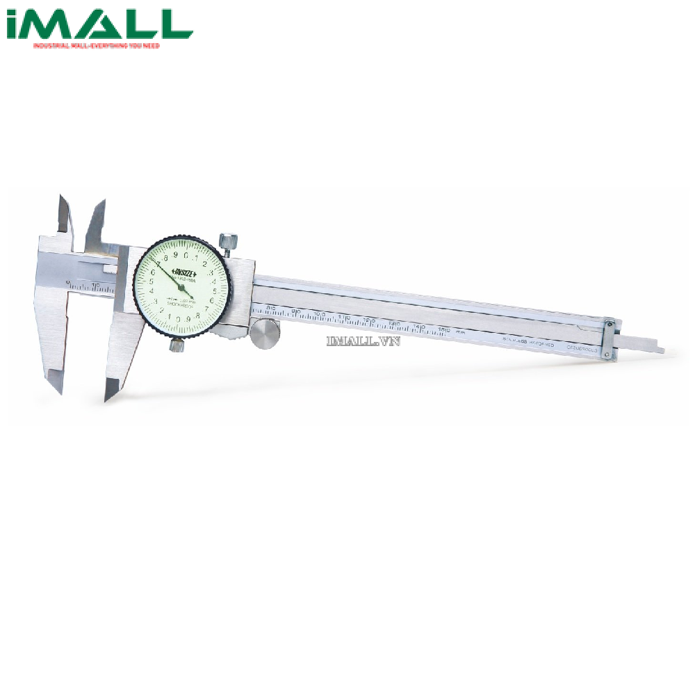 Thước cặp đồng hồ (300mm, 0.02mm) INSIZE 1312-300AW (Không có con lăn)