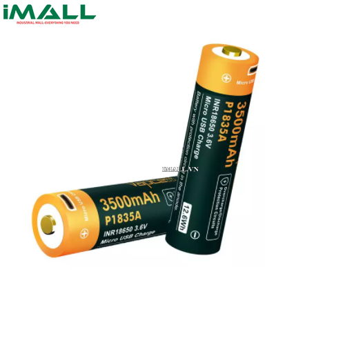 PIN SẠC VAPCELL P1835A DUNG LƯỢNG 3500MAH DÒNG XẢ 10A CÓ BẢO VỆ SẠC USB