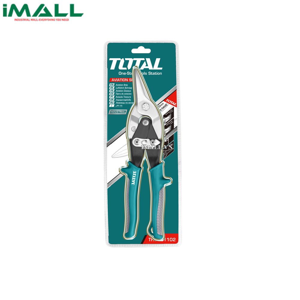 Kéo cắt tôn mũi cong phải (10") Total THT523106