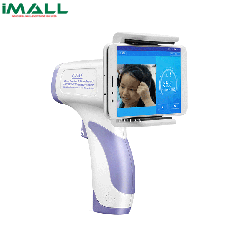 Nhiệt kế đo trán hồng ngoại CEM DT-8836 (32.0℃~42.5℃(người),0℃~60℃(vật) ±0.2℃)