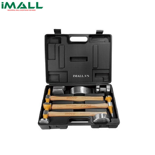 Bộ 7 món đe và búa làm đồng INGCO HBAFH0711