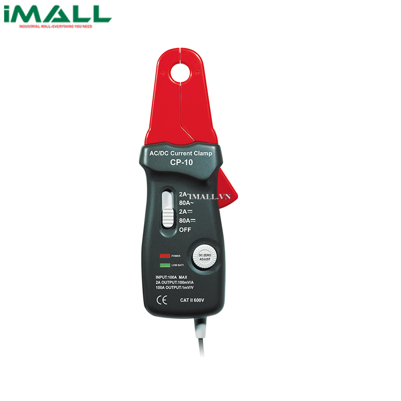 Ampe kìm cho Adaptor AC CEM CP-11 (AC/DC-400A, hàm 23mm)